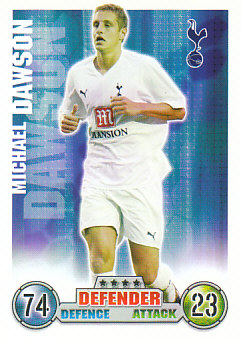 Michael Dawson Tottenham Hotspur 2007/08 Topps Match Attax #275